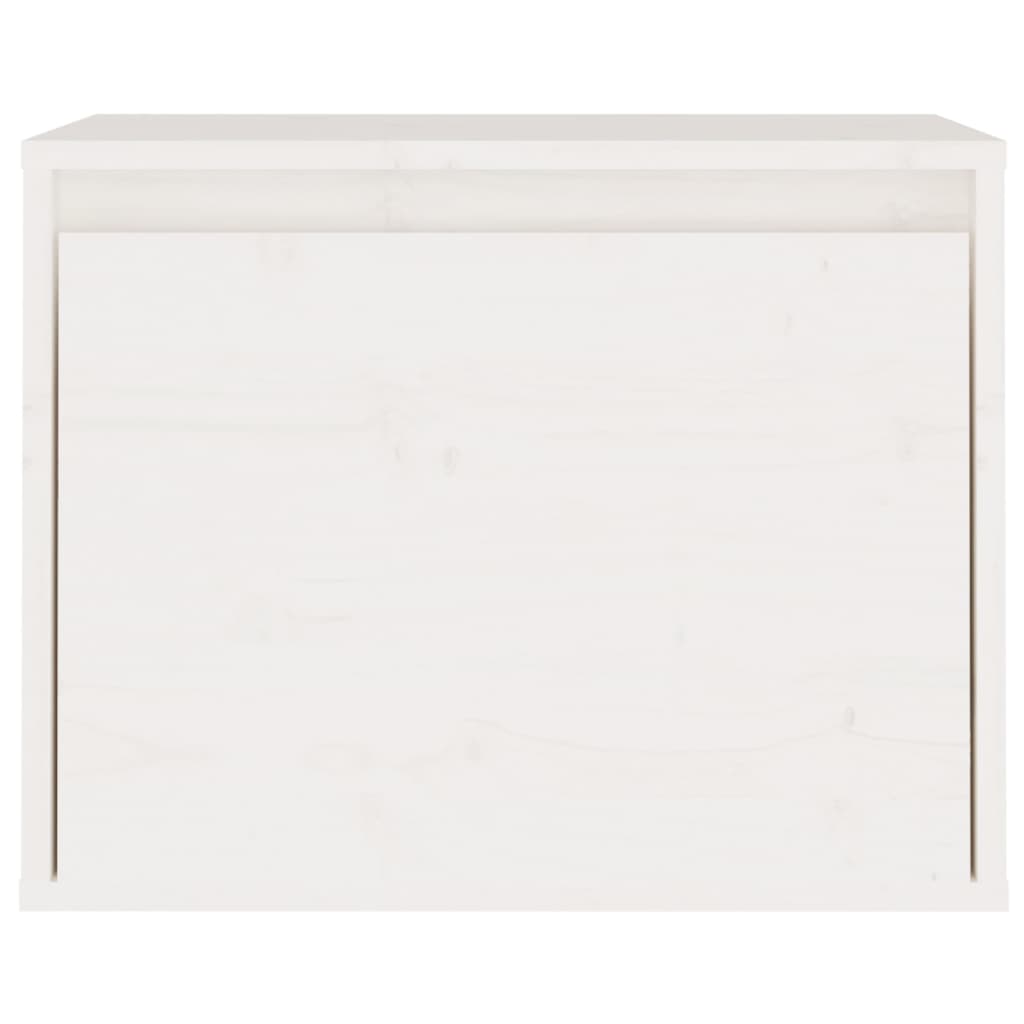 Pensile Bianco 45x30x35 cm in Legno Massello di Pino cod mxl 33321