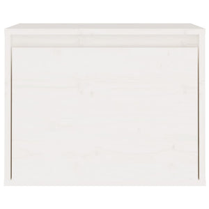 Pensile Bianco 45x30x35 cm in Legno Massello di Pino cod mxl 33321