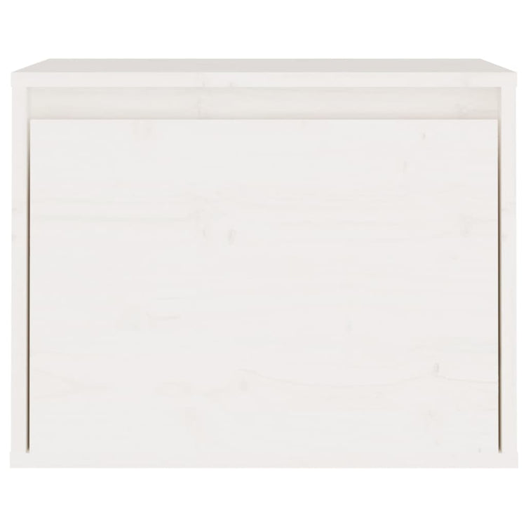 Pensile Bianco 45x30x35 cm in Legno Massello di Pino cod mxl 33321