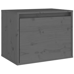 Pensile Grigio 45x30x35 cm in Legno Massello di Pino cod mxl 33183