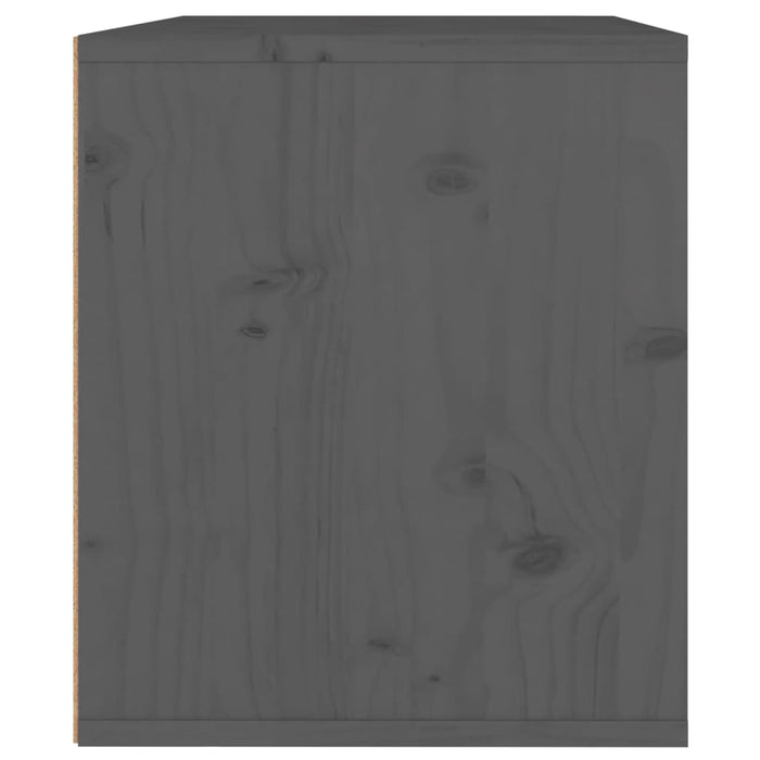 Pensile Grigio 45x30x35 cm in Legno Massello di Pino cod mxl 33183