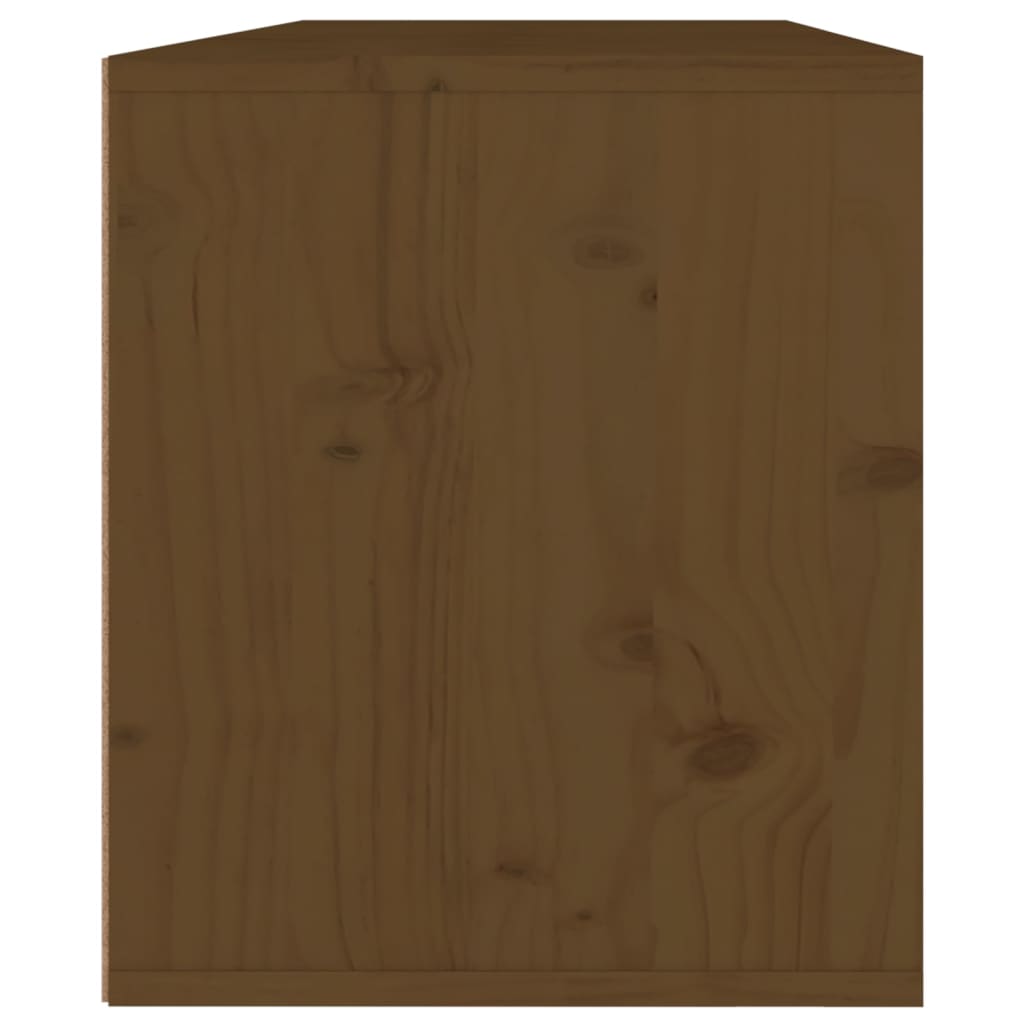 Pensili Miele 2 pz 45x30x35 cm in Legno Massello di Pino 813442