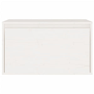 Pensile Bianco 60x30x35 cm in Legno Massello di Pino cod mxl 33377