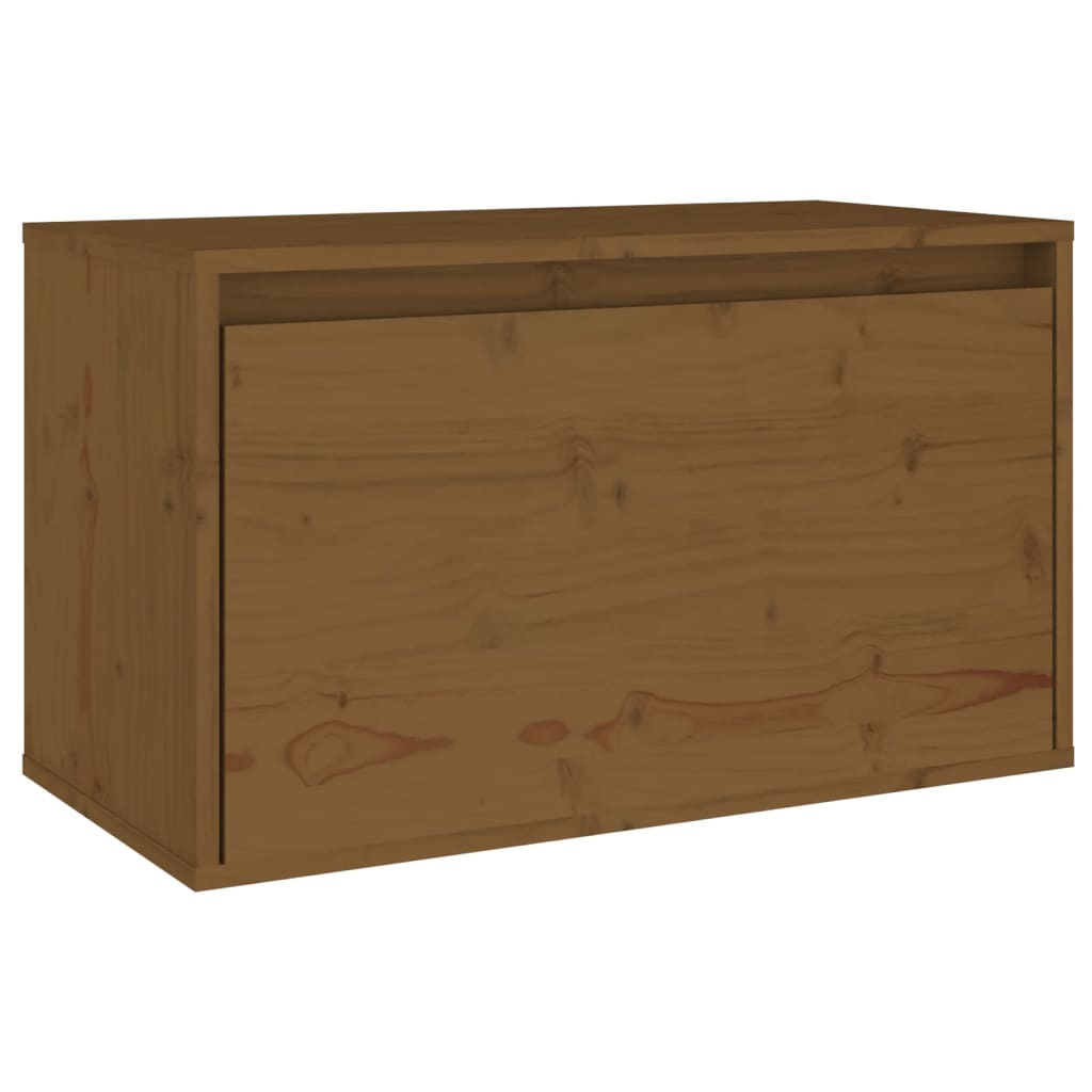 Pensile Miele 60x30x35 cm in Legno Massello di Pino 813451