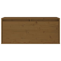 Pensile Marrone Miele 80x30x35 cm in Legno Massello di Pino 813461