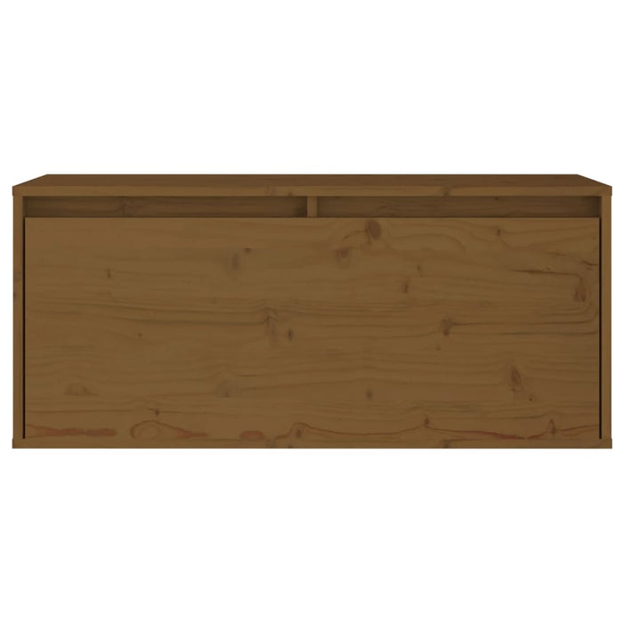 Pensile Marrone Miele 80x30x35 cm in Legno Massello di Pino 813461