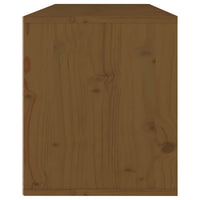 Pensile Marrone Miele 80x30x35 cm in Legno Massello di Pino 813461