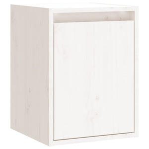 Pensili 2 pz Bianchi 30x30x40 cm in Legno Massello di Pino cod mxl 33541