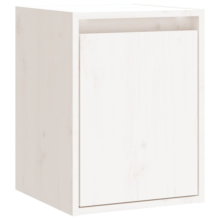 Pensili 2 pz Bianchi 30x30x40 cm in Legno Massello di Pino cod mxl 33541