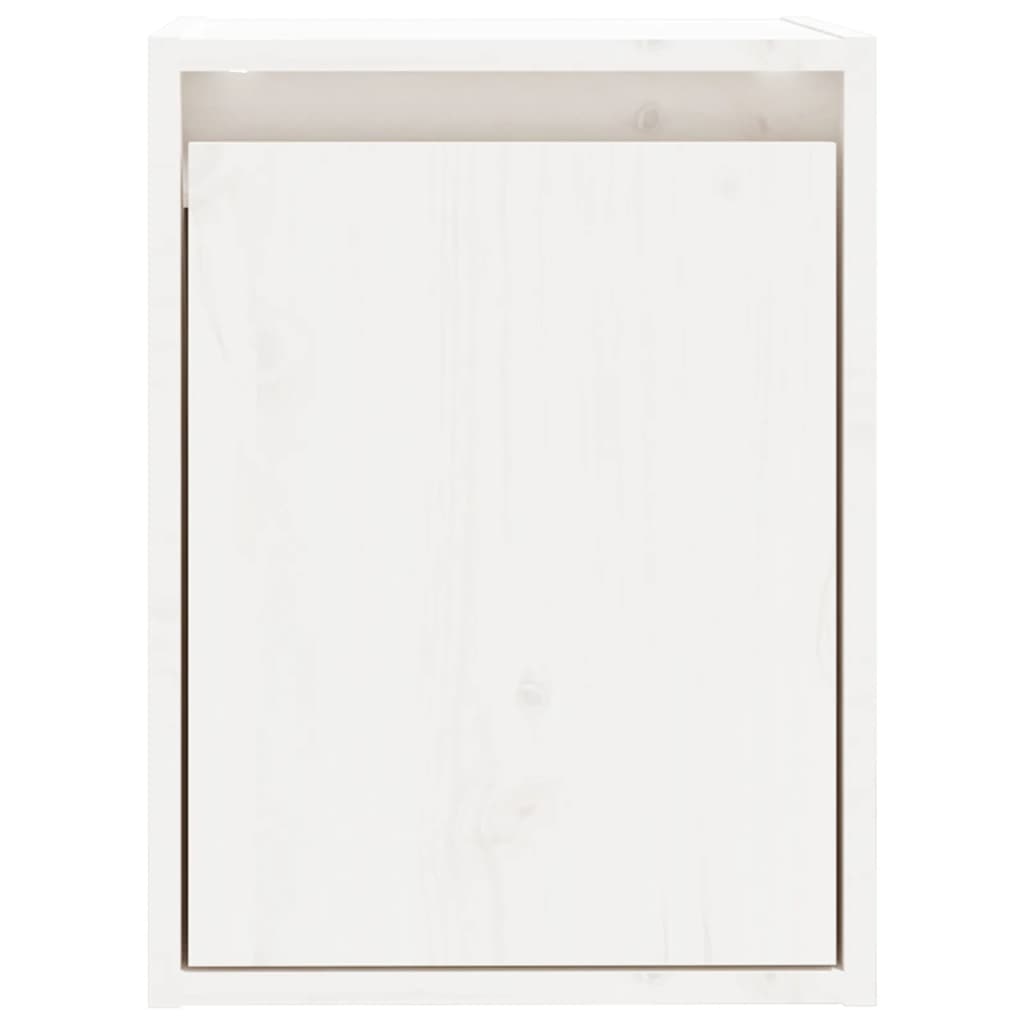 Pensili 2 pz Bianchi 30x30x40 cm in Legno Massello di Pino cod mxl 33541