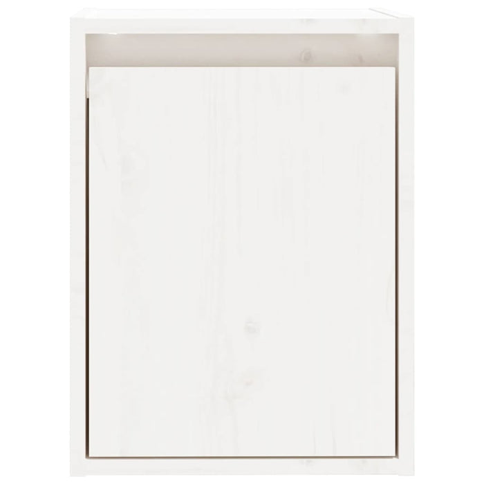 Pensili 2 pz Bianchi 30x30x40 cm in Legno Massello di Pino cod mxl 33541