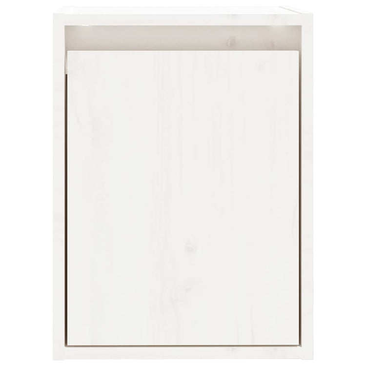 Pensili 2 pz Bianchi 30x30x40 cm in Legno Massello di Pino cod mxl 33541