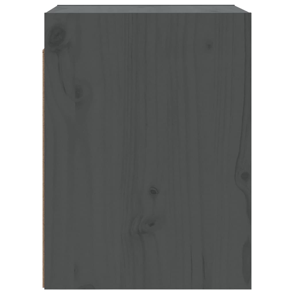 Pensile Grigio 30x30x40 cm in Legno Massello di Pino cod mxl 33147