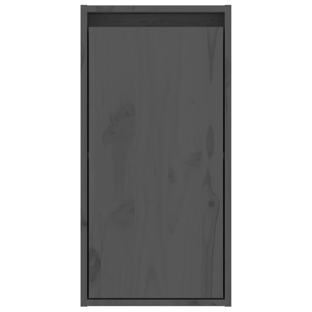 Pensile Grigio 30x30x60 cm in Legno Massello di Pino cod mxl 32831