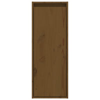 Pensile Marrone Miele 30x30x80 cm in Legno Massello di Pino 813501