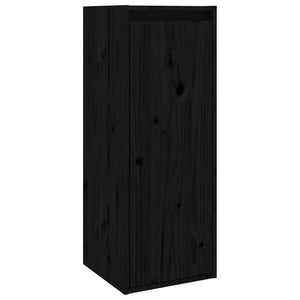 Pensili 2 pz Neri 30x30x80 cm in Legno Massello di Pino cod mxl 47784