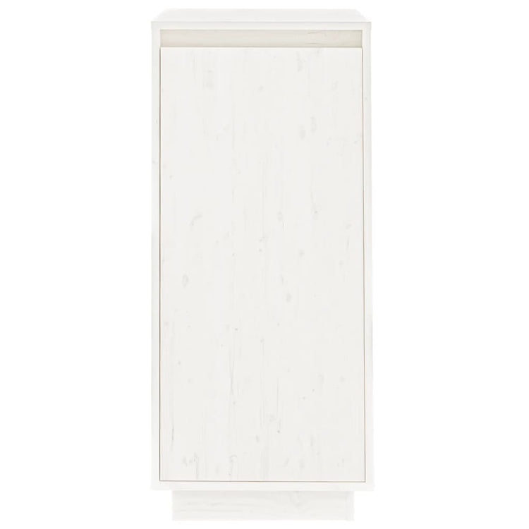 Scarpiera Bianca 35x35x80 cm in Legno Massello di Pino cod mxl 77803