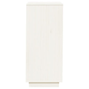 Scarpiera Bianca 35x35x80 cm in Legno Massello di Pino cod mxl 77803