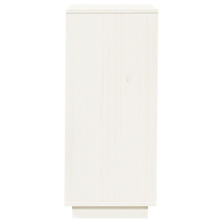 Scarpiera Bianca 35x35x80 cm in Legno Massello di Pino cod mxl 77803