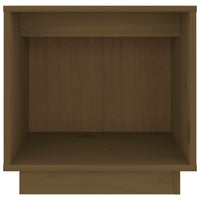 Comodino Marrone Miele 40x30x40 cm in Legno Massello di Pino cod mxl 30074