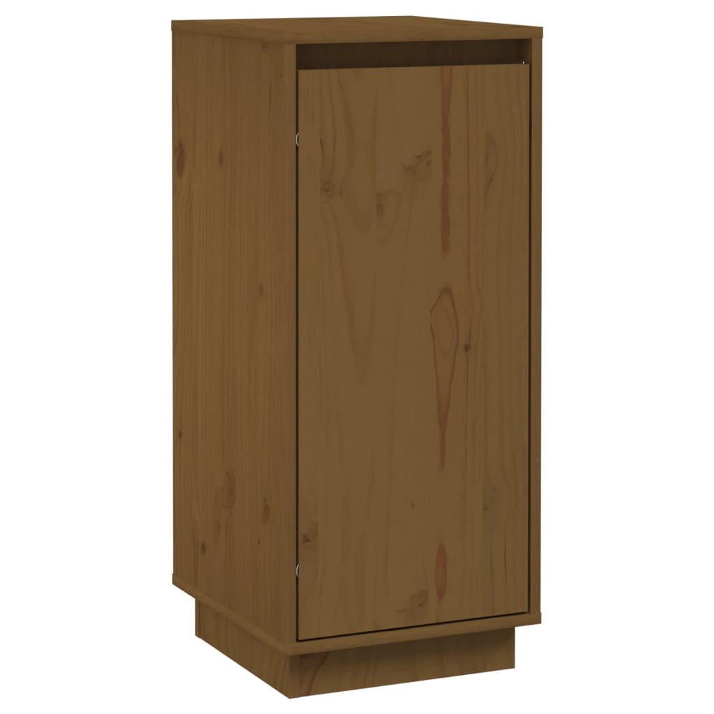 Credenze 2 pz Miele 31,5x34x75 cm in Legno Massello di Pino 813357