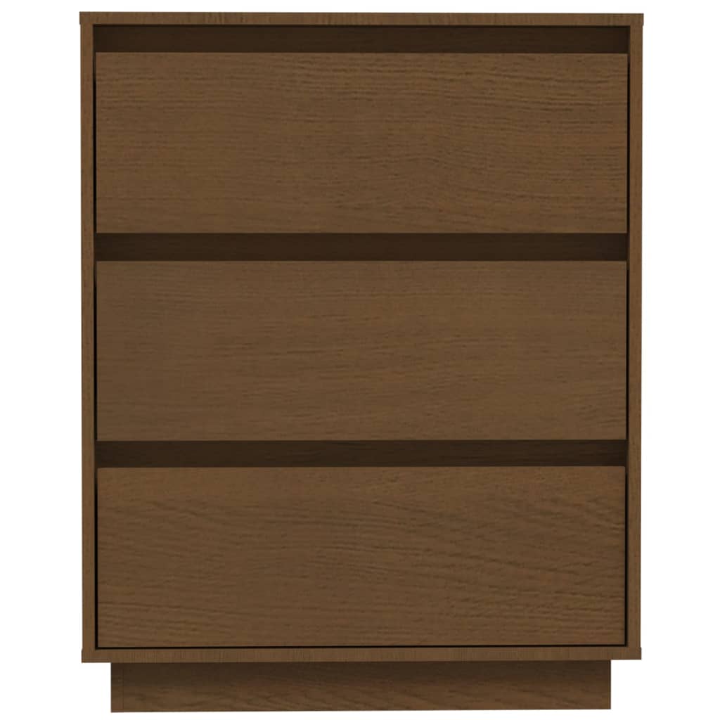 Credenza Marrone Miele 60x34x75 cm in Legno Massello di Pino cod mxl 16343