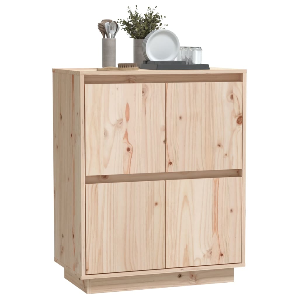 Credenza 60x34x75 cm in Legno Massello di Pino cod mxl 66506