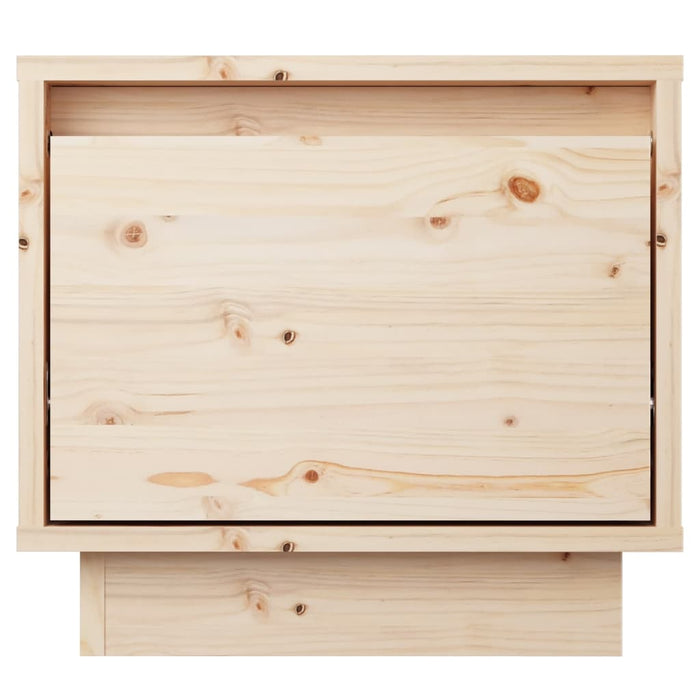 Comodini 2 pz 35x34x32 cm in Legno Massello di Pino cod mxl 31201