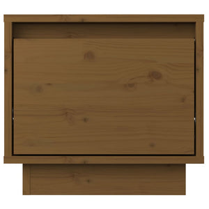 Comodini 2 pz Miele 35x34x32 cm in Legno Massello di Pino cod mxl 30506