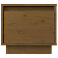 Comodini 2 pz Miele 35x34x32 cm in Legno Massello di Pino 813402