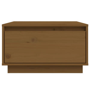 Tavolino da Salotto Miele 55x56x32 cm Legno Massello di Pino