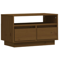 Mobile Porta TV Miele 60x35x37 cm in Legno Massello di Pino cod mxl 22721