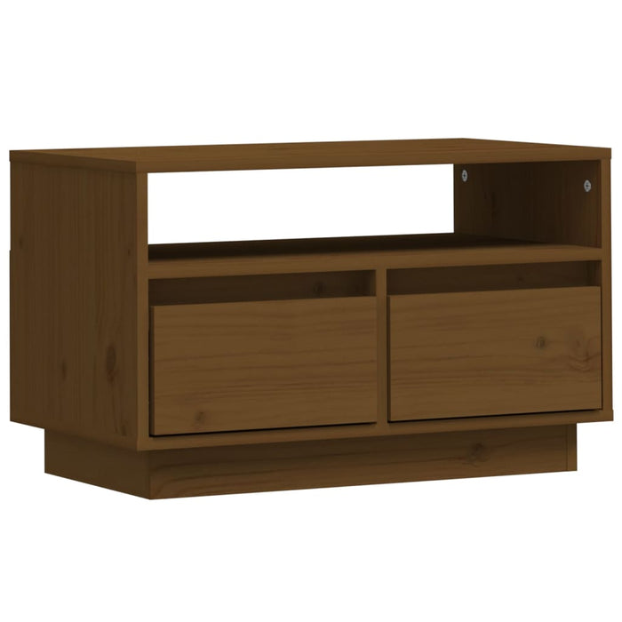 Mobile Porta TV Miele 60x35x37 cm in Legno Massello di Pino cod mxl 22721