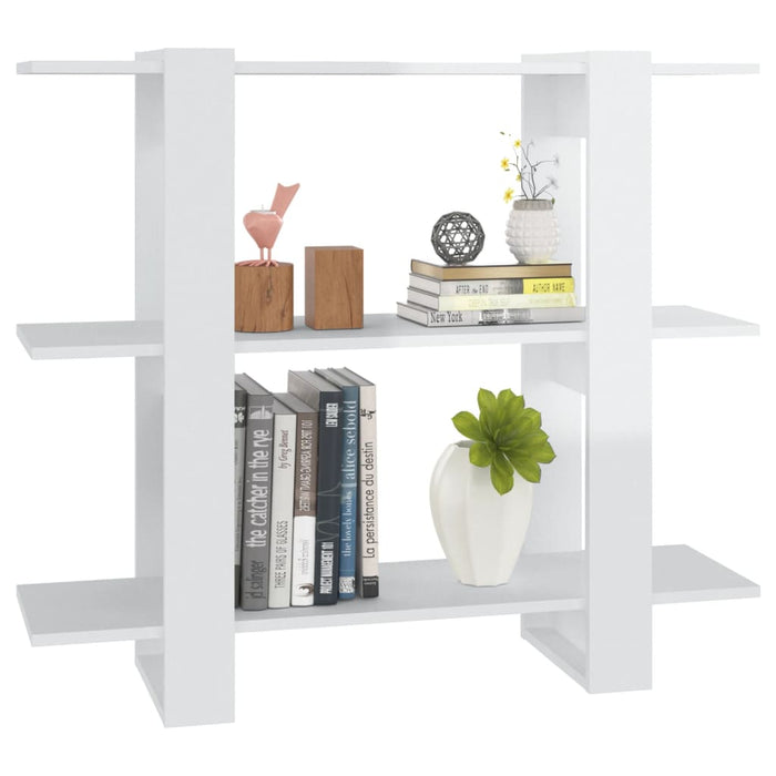 Libreria/Divisorio Bianco Lucido 100x30x87 cm cod mxl 18041