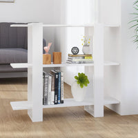 Libreria/Divisorio Bianco Lucido 100x30x87 cm cod mxl 18041