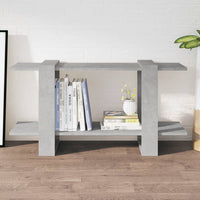 Libreria Grigio Cemento 100x30x51 cm in Legno Multistrato cod mxl 18435