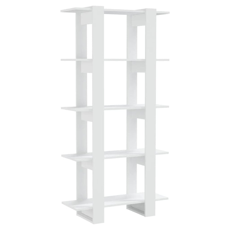 Libreria/Divisorio Bianco 80x30x160 cm in Legno Multistrato cod mxl 19086