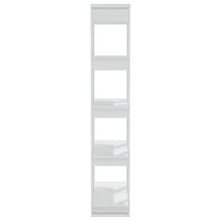 Libreria/Divisorio Bianco 80x30x160 cm in Legno Multistrato cod mxl 19086