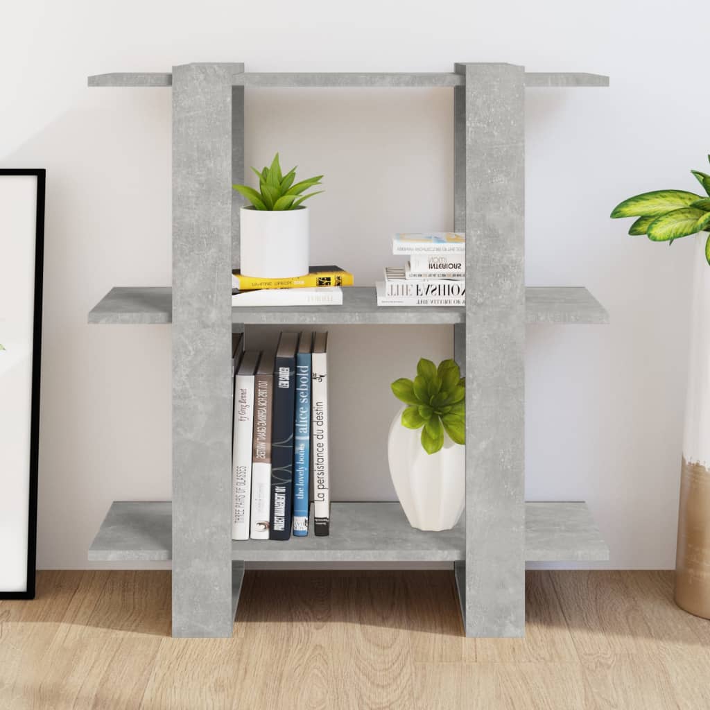 Libreria/Divisorio Grigio Cemento 80x30x87 cm cod mxl 23489