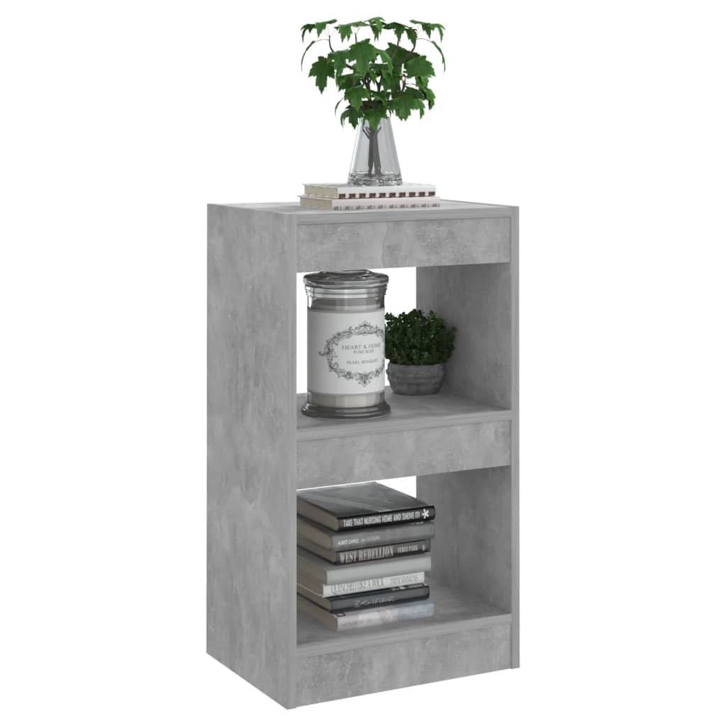 Libreria/Divisorio Grigio Cemento 40x30x72 cm 811605