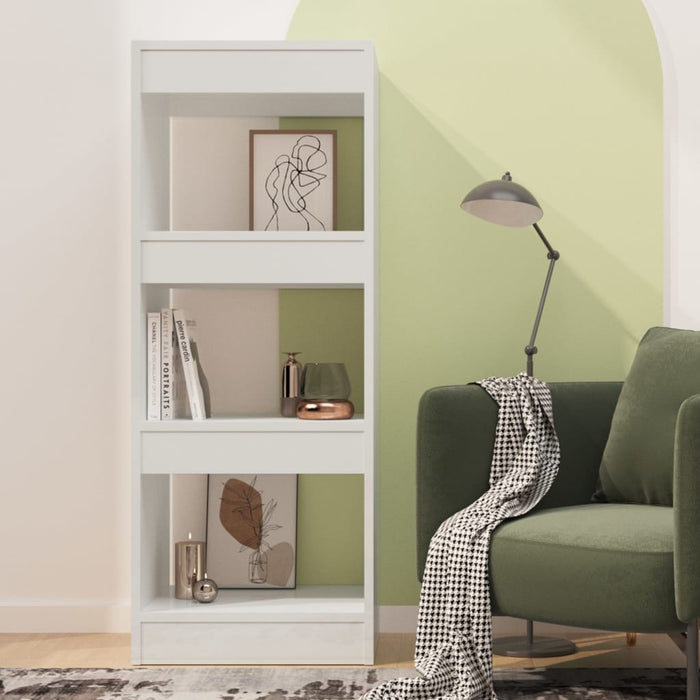 Libreria/Divisorio Bianco Lucido 40x30x103 cm in Truciolato 811616