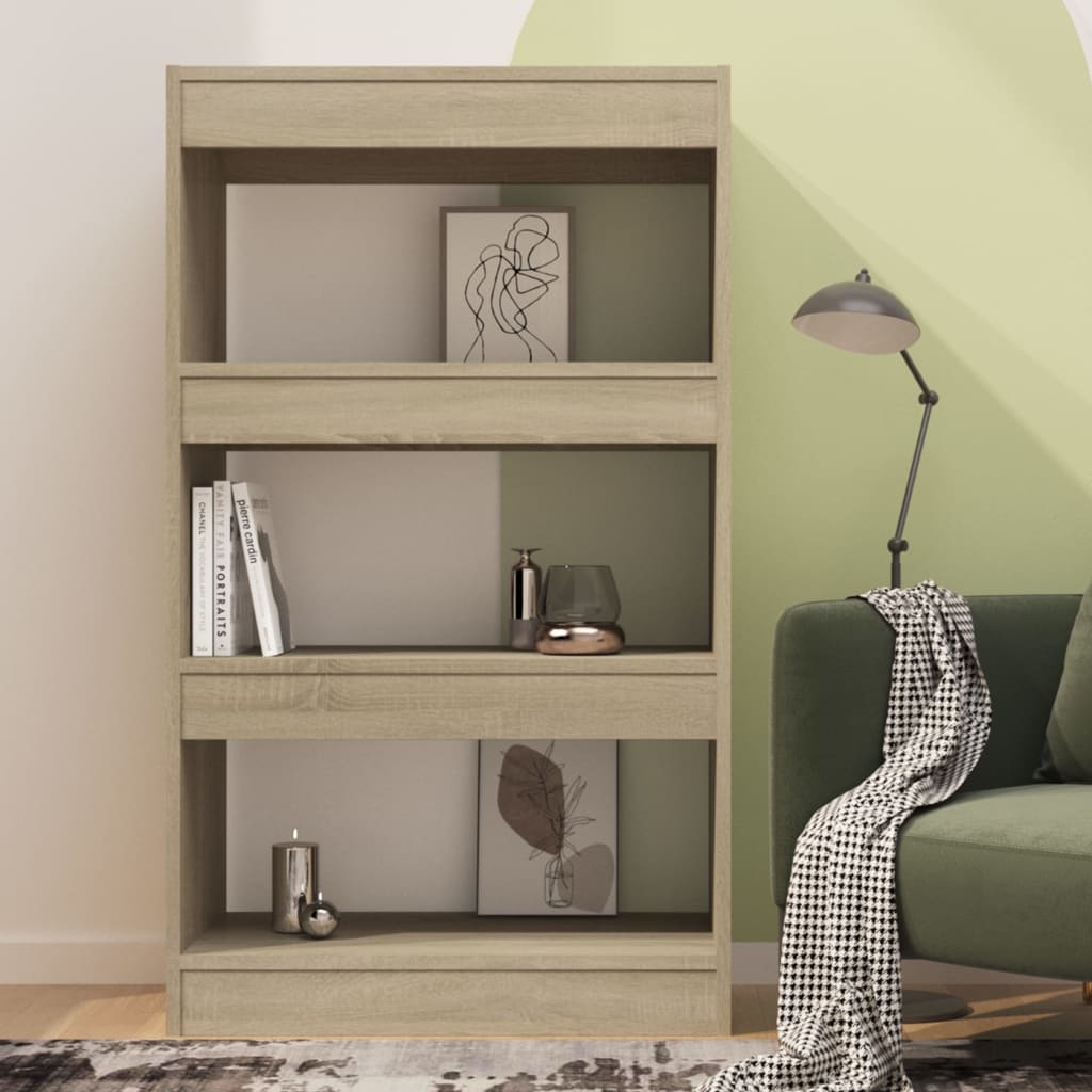 Libreria/Divisorio Rovere Sonoma 60x30x103 cm in Truciolato