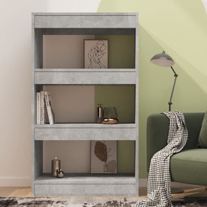 Libreria/Divisorio Grigio Cemento 60x30x103 cm in Truciolato cod mxl 8861