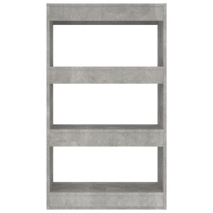 Libreria/Divisorio Grigio Cemento 60x30x103 cm in Truciolato cod mxl 8861