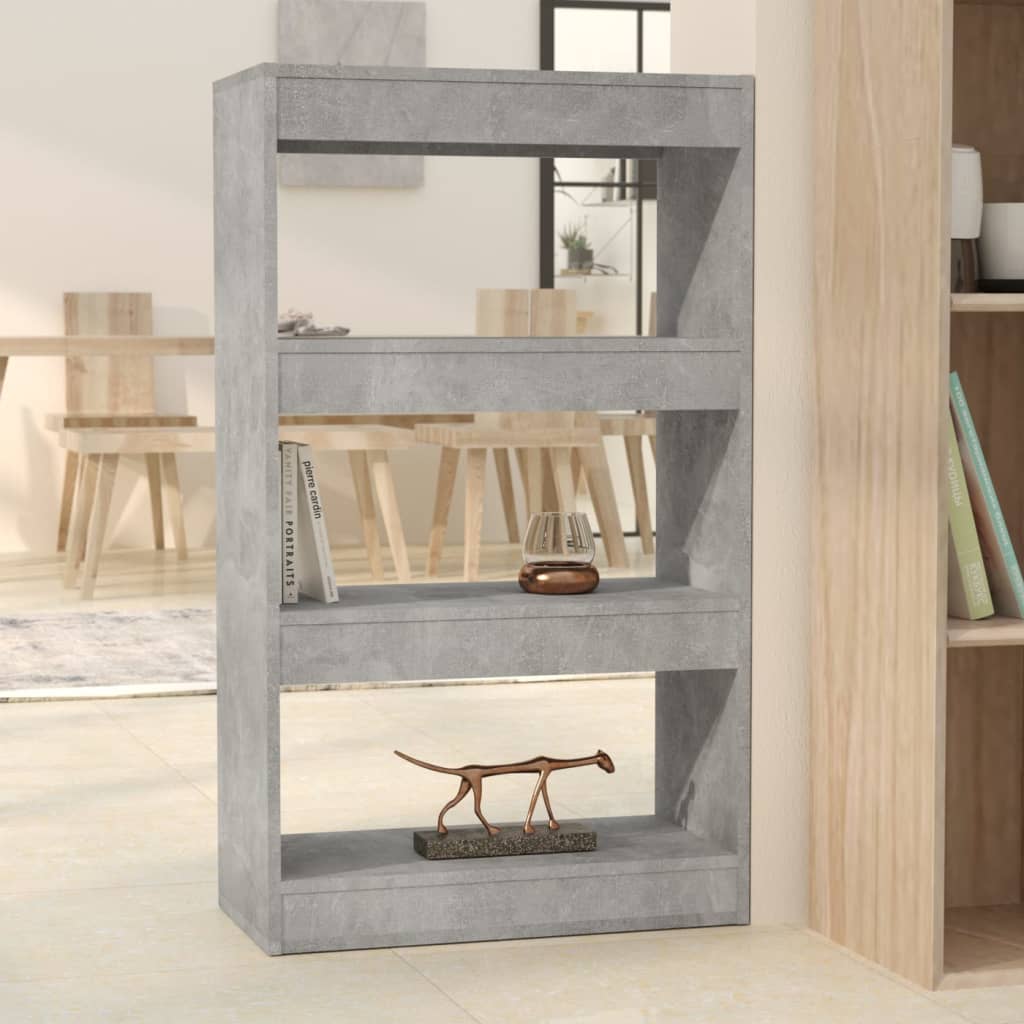 Libreria/Divisorio Grigio Cemento 60x30x103 cm in Truciolato cod mxl 8861