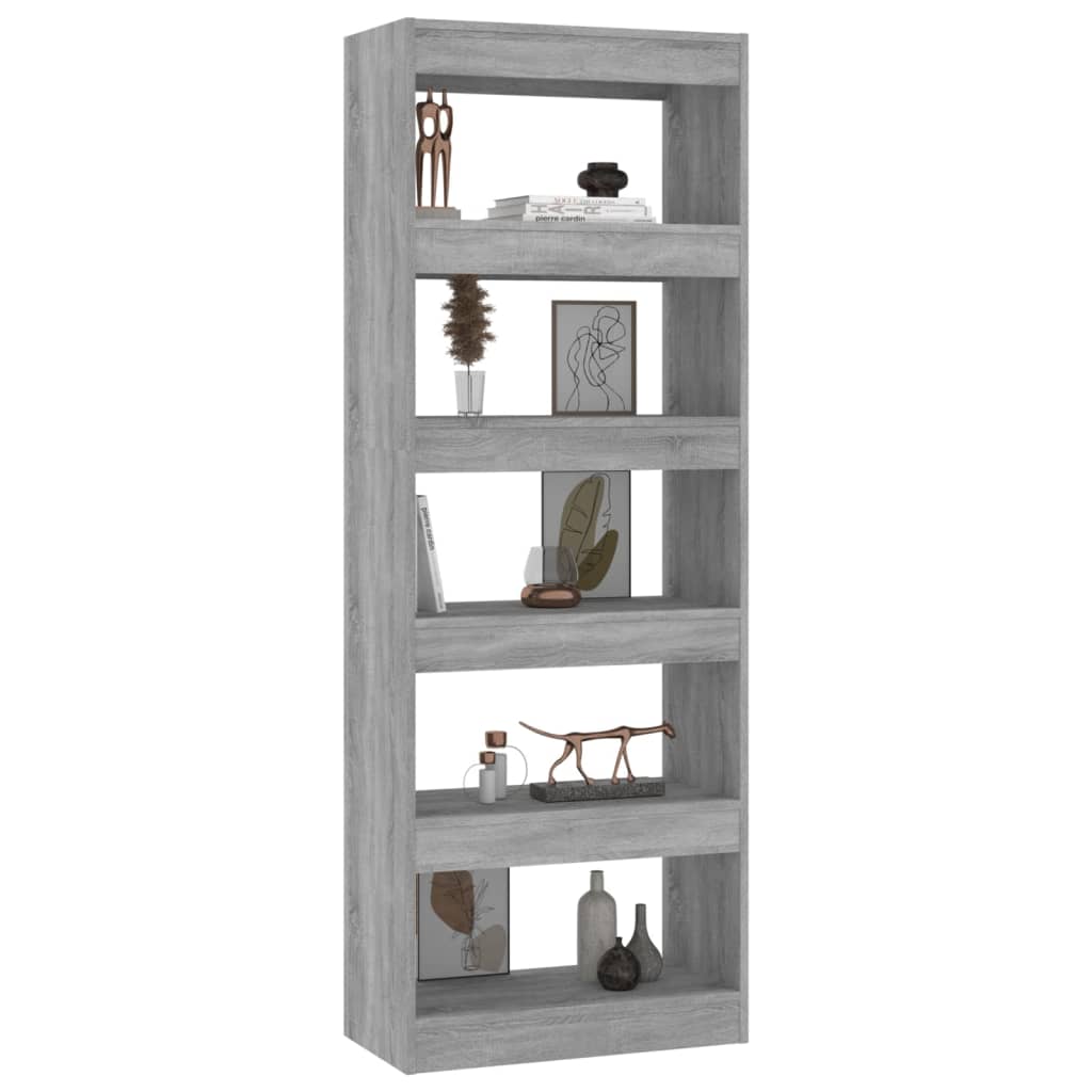 Libreria/Divisorio Grigio Cemento 60x30x166 cm in Truciolato 811677