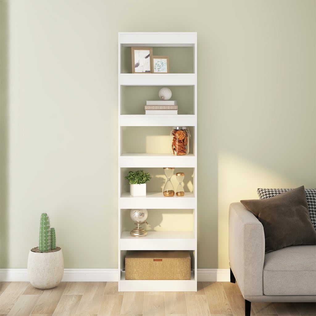 Libreria/Divisorio Bianco Lucido 60x30x198 cm cod mxl 9094