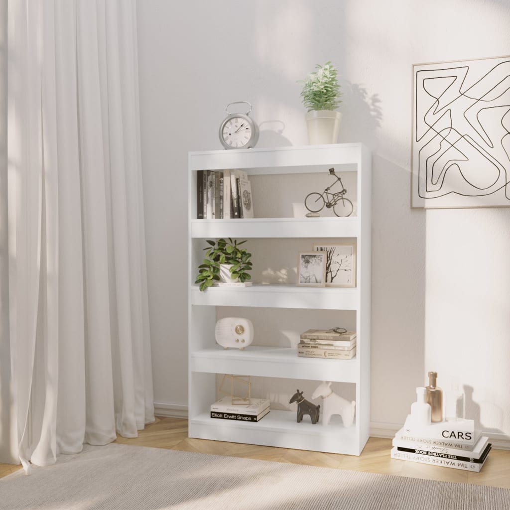 Libreria/Divisorio Bianco 80x30x135 cm in Truciolato 811709