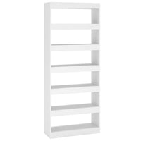 Libreria/Divisorio Bianco 80x30x198 cm in Truciolato 811727