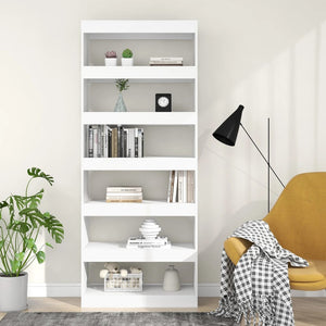 Libreria/Divisorio Bianco 80x30x198 cm in Truciolato cod mxl 13099